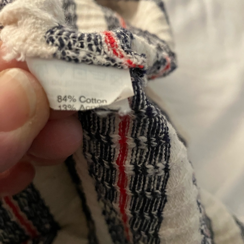 Madewell red white and blue sleeveless top.  Women’s size M. - Picture 4 of 4